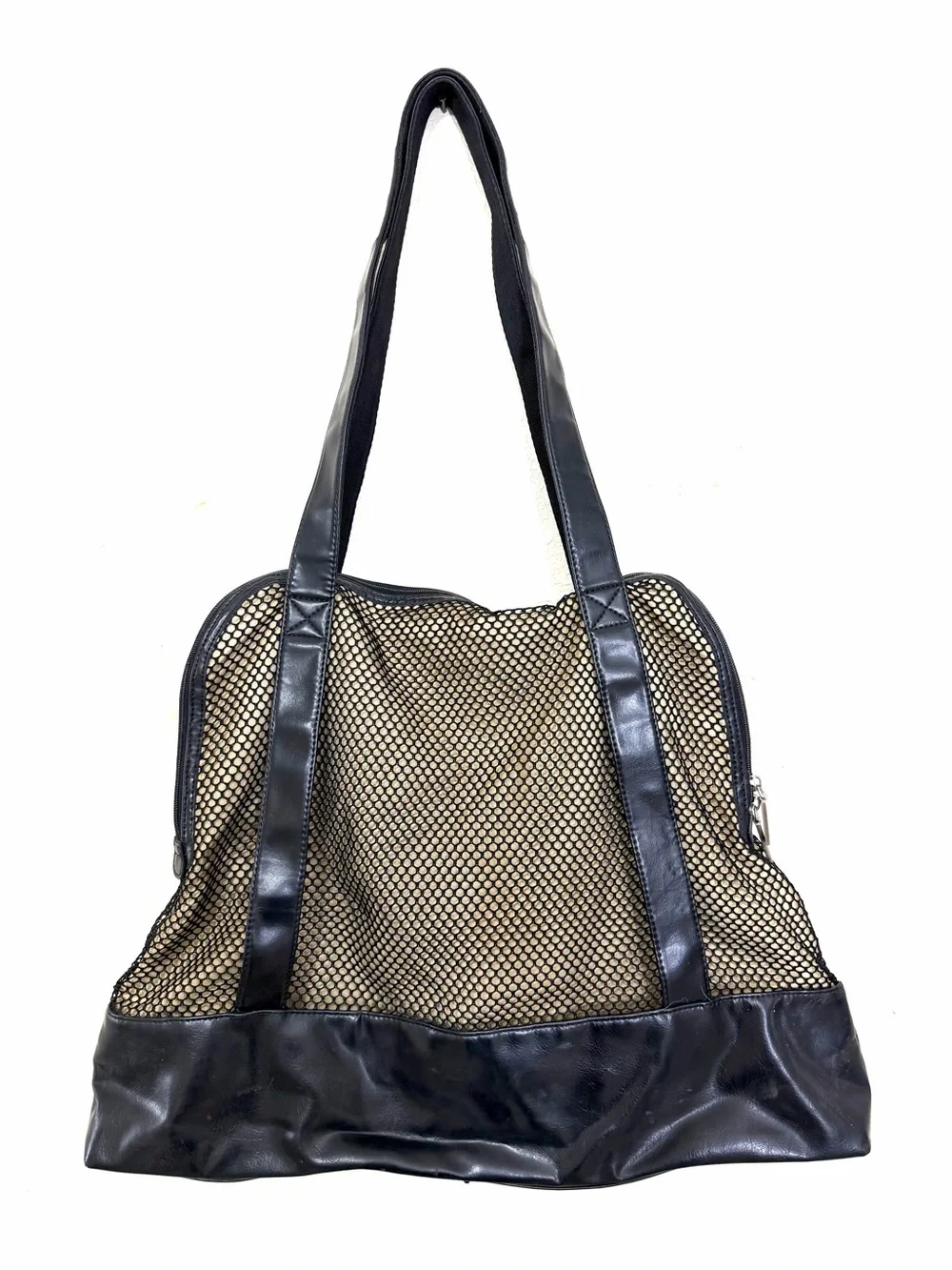 Hobo International Black Mesh Shoulder Bag Wanderlust Boho Travel Rome Milan